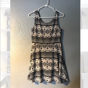 Black and white dress